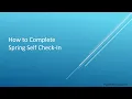 UConn Residential Life Spring Self Check In Tutorial