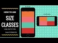 How to use Size Classes and Vary for Traits in Xcode 9 0 Swift 4 0