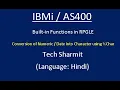 IBMi AS400 - Char Built-in function in