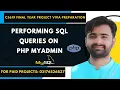 Performing SQL Queries in phpMyAdmin COMPLETE CRUD OPERATIONS ON MYSQL DATABASE - PHPMYADMIN C