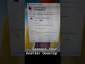 Open Remote Desktop With Shortcut