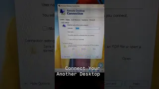 Open Remote Desktop With Shortcut