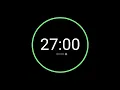 27 Minute Countdown Timer with Alarm iPhone Timer Style
