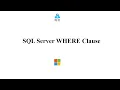 SQL Server WHERE Clause