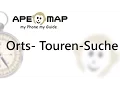 Ape Map Ortssuche und Tourensuche