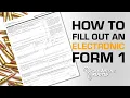 How to File an Electronic Form 1 Application