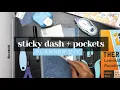 DIY LAMINATED DASHBOARD Creating a Pocket Sticky Note Dashboard with a Folder Flap for a Planner