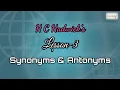 Lesson-3 Learn English With Ease SSC Banking Synonyms Antonyms