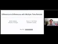 Pedro H C Sant Anna Difference-in-Differences with Multiple Time Periods
