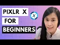 How To Use Pixlr X for Beginners 2023 - How To Create Project Import Images using Pixlr X