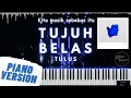 Download Lagu TUJUH BELAS - TULUS | Piano Cover (with lyric)