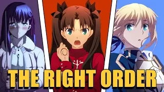 the perfect way to watch fate stay night