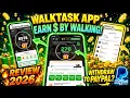 WalkTask App Review 2026 Earn Points by Walking Wit raw to PayPal Full Test