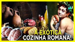 Os Alimentos mais estranhos da cozinha da Roma Antiga