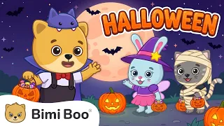 Happy Halloween Song for Kids 🎃 Trick or Treat with Bimi Boo and Friends
