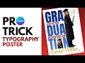 Create a Bold Graduation Poster in Canva Typography Design Tutorial