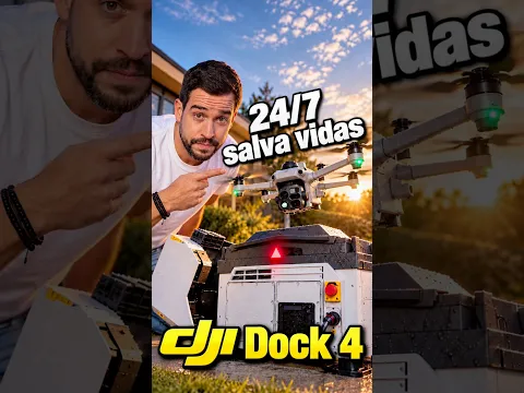 Lo NUEVO de DJI trabaja 24/7 y SALVA VIDAS | DJI DOCK 4 y DJI Matrice 5TD