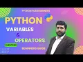 python variables and constants what is a variable python full course