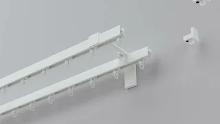 How to install IKEA VIDGA rail Two track set