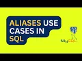 Aliasing in SQL - Joins use case sql tutorial for beginners sql for data analysis data science
