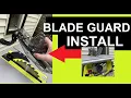 RYOBI TABLE SAW BLADE GUARD INSTALL - RYOBI RTS 12 TABLE SAW HOW TO INSTALL TABLE SAW BLADE GUARD