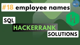 HackerRank SQL Solution employee names SQL Data Analyst Explorers