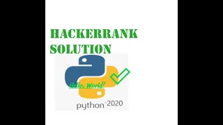 Hackerrank hello world solution