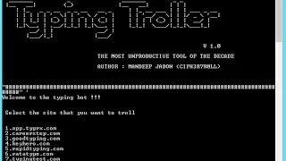 Typing Troller v1 0 The Fastest Typing Bot Written In Python