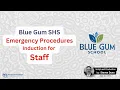 Staff Emergency Procedures Induction - Example