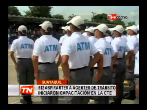 612 aspirantes a agentes de tránsito iniciaron capacitación  en la CTE