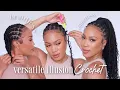 VERSATILE BRAIDLESS ILLUSION CROCHET BEGINNER FRIENDLY