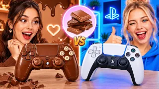 😱🍫 Is It REAL or CHOCOLATE?! Realistic Chocolate Food Challenge | by 123 GO!