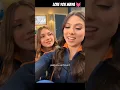 Kira Kosarin and Maya Le Clark messing around on the Thunderman set