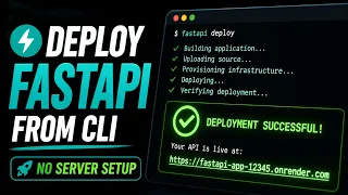 How to Deploy FastAPI Without a Server Deploy FastAPI from CLI with FastAPI Cloud