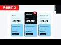 How To Design A Responsive Pricing Table Using HTML CSS - Part 2