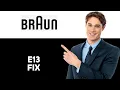 Braun Multiserve Coffee Maker Error Code E13 2025