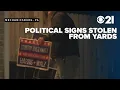 Neighborhood sees rise in election sign thefts in Cumberland County
