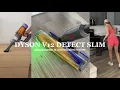 DYSON v12 DETECT SLIM vacuum attachment and accessory review