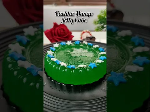 Kachha Mango Jelly Cake 🤑 #shorts #cartoon #shortfeed #spicyfoodcorner