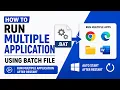 Run Multiple Apps Automatically After Restart Batch File Guide