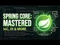 Fundamentals of Spring Framework in One Shot IoC DI Core Concepts
