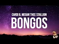 Download Lagu Cardi B - Bongos (Lyrics) feat. Megan Thee Stallion