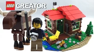 LEGO Creator Lakeside Lodge 2016 set review! 31048 (All 3 builds!)
