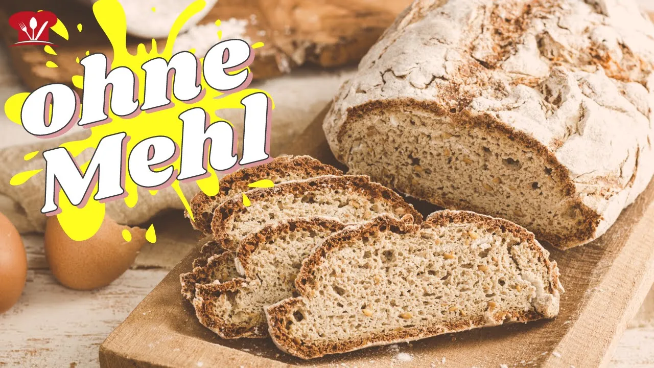 Friss dich gesund Brot, komplett ohne Getreide, ohne Mehl ohne Haferflocken! Low Carb. 
