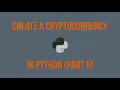 Python Cryptocurrency Part 5 MYSQL Access