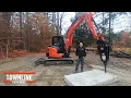 Kubota KX057 Excavator with Okada Hydraulic Breaker
