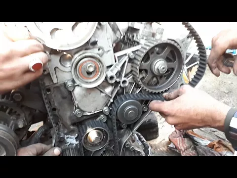 how to toyota 1c 2c 3c diesel engine timing installation urdu in hindi
