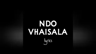 prifix ndo vhaisala feat ramzeey official lyrics