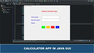 Java GUI Tutorial - Make A Calculator App Using Java GUI