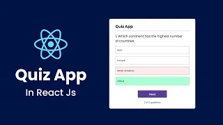 How To Make A Quiz App In React JS Build Quiz App Using React JS Step by Step Tutorial